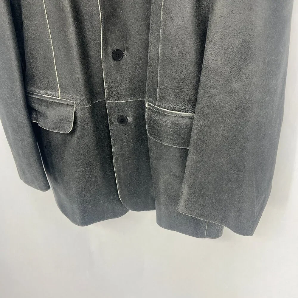 Vintage Claude Lamont Leather Jacket 42R - Picture 5 of 13